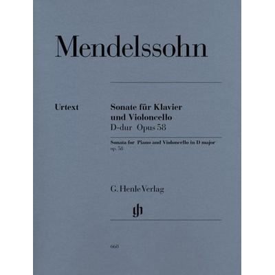 Felix Mendelssohn Bartholdy - Violoncellosonate D-dur op. 58 -