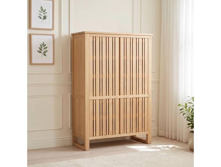 Buffet haut en bois massif - Satya