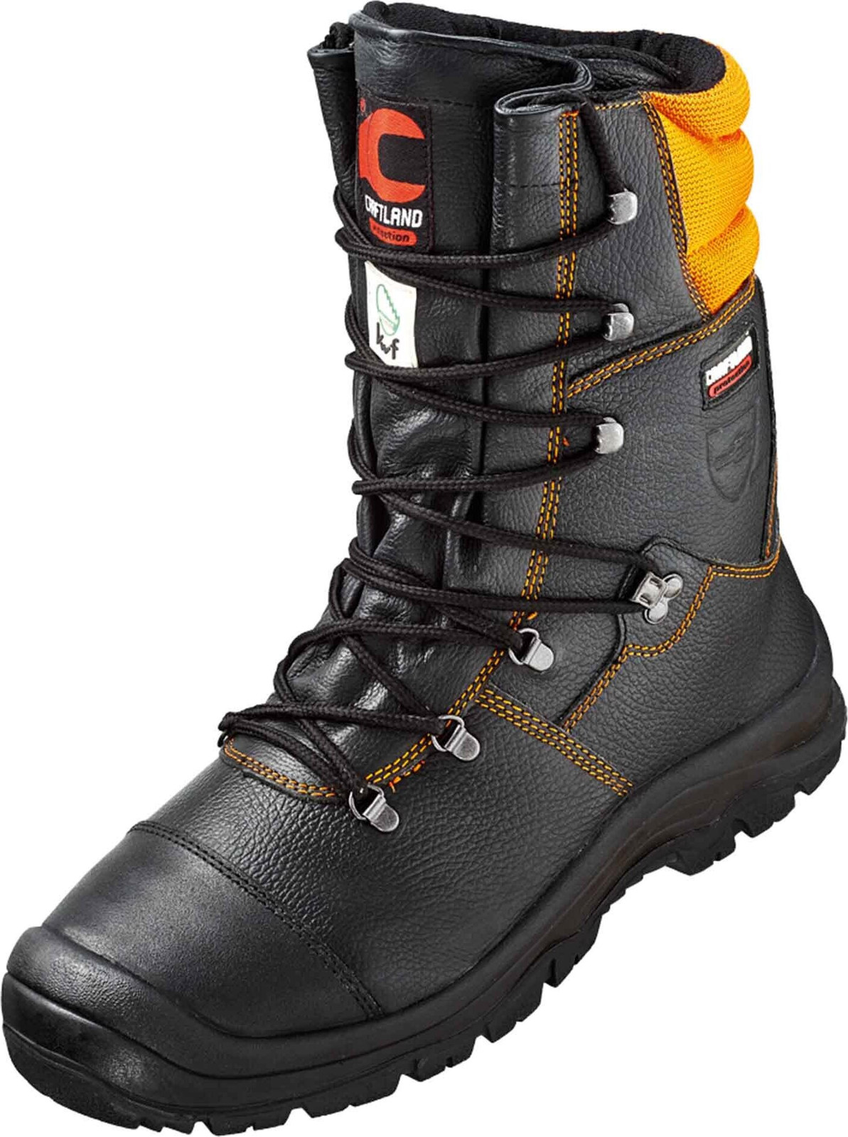 Craftland S3 Robinie Forst-schoenen, zwarte veterschoenen voor werk, model 33850