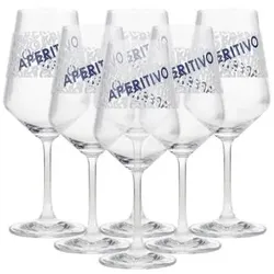Ramazzotti Aperitivo Glas 6 Stück