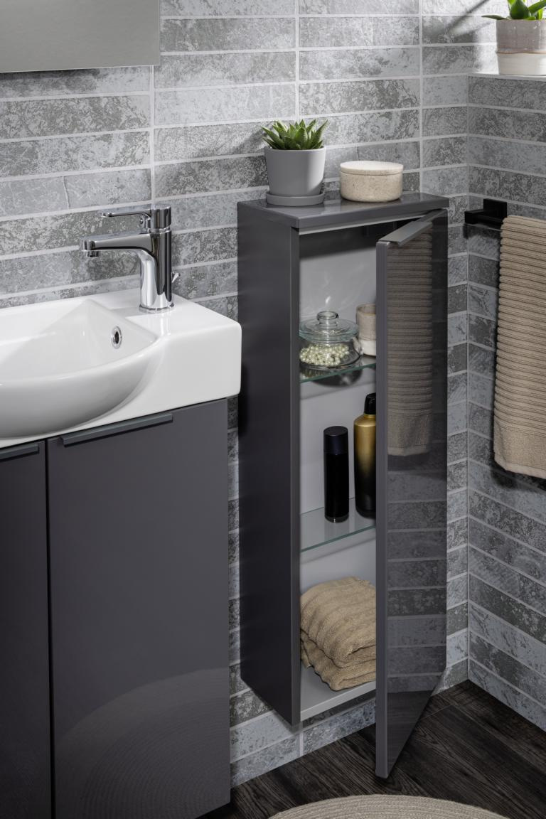 FACKELMANNGMBH LUNA Midi slim 30,5x83x17 1T Anthrazit 16890634
