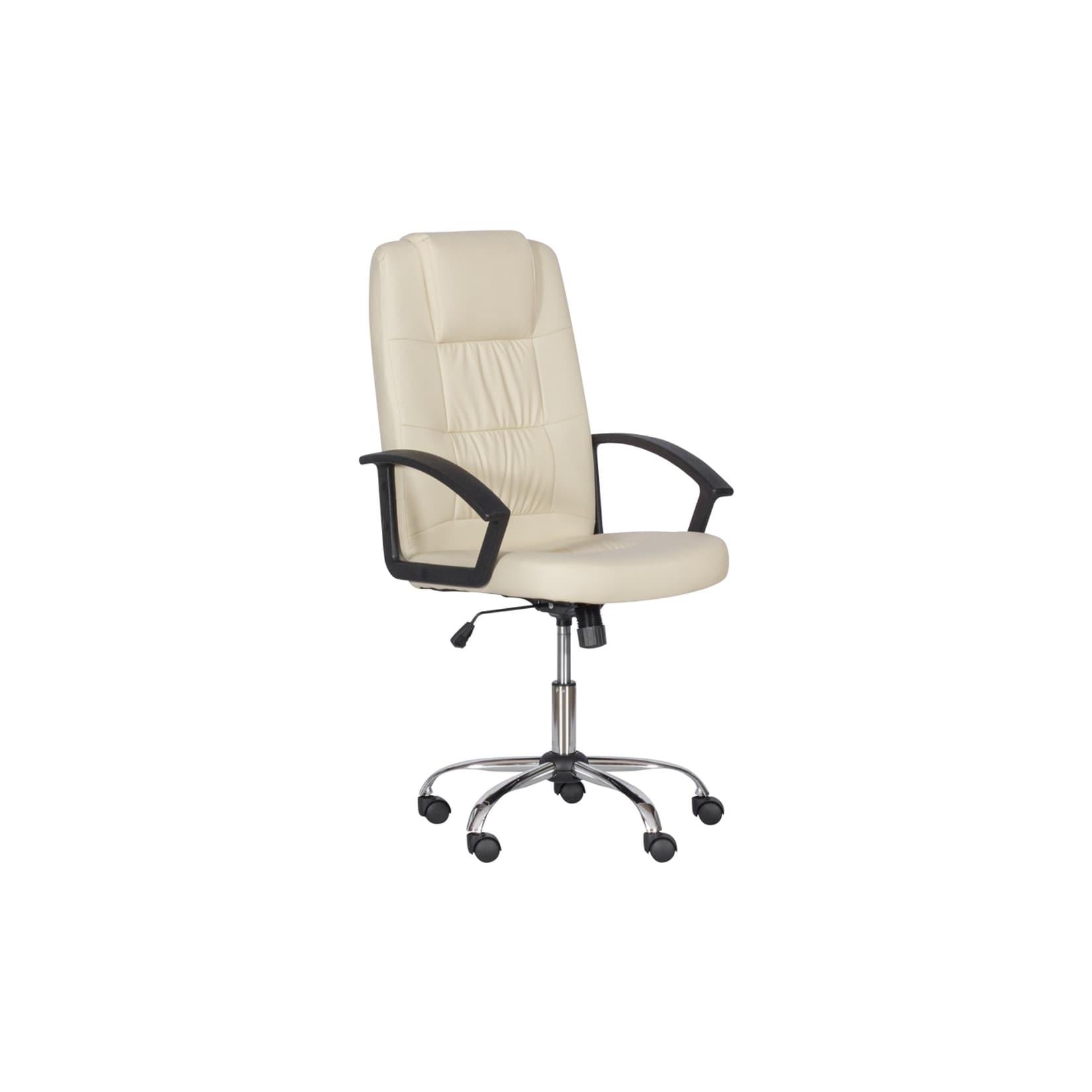 Carmen 6076 Chefsessel mit Kunstleder – Creme