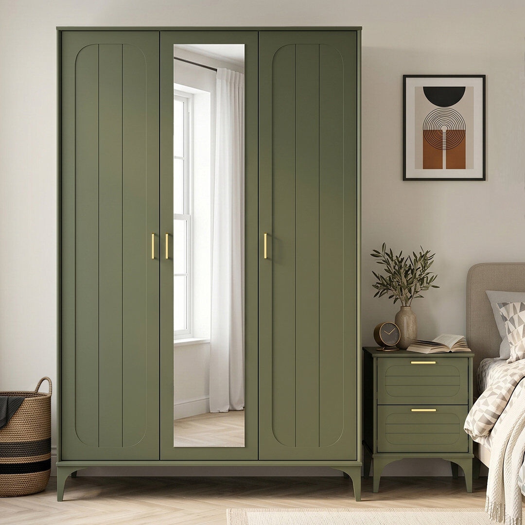 Ebern Designs Curtis Bedroom Set Kale Green