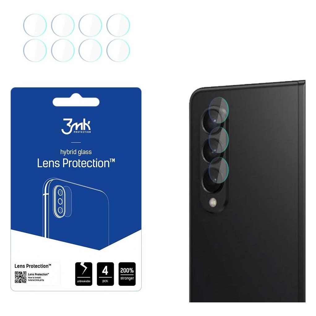 3MK Hybridglas Objektivschutz für Kamera für Samsung Galaxy Z Fold 5 (1 Stk., Samsung Galaxy Z Fold5) (3mk Lens Protection(981)-0)