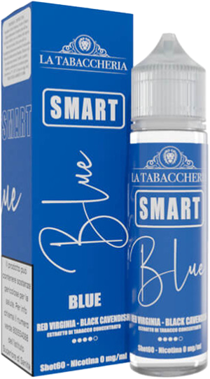 La Tabaccheria Blue Smart Organic Liquido Shot 20ml Tabacco Red Virginia Black Cavendish