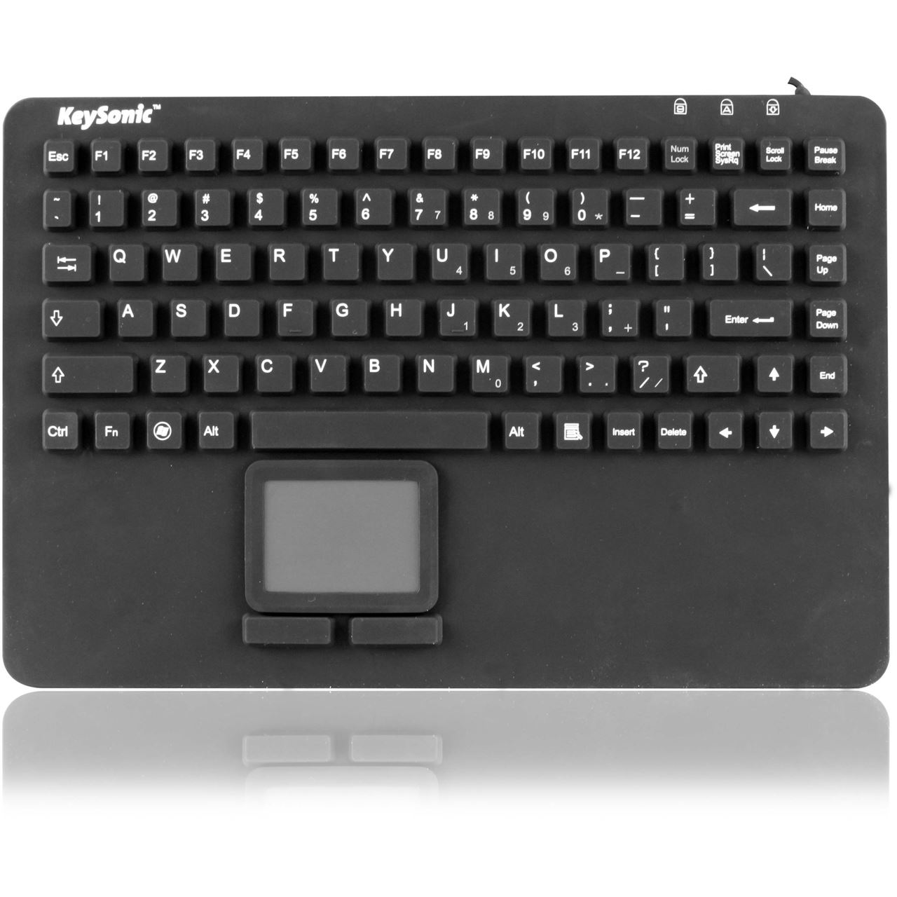 KeySonic KSK-5230 IN USB Englisch (US) schwarz (kabelgebunden)