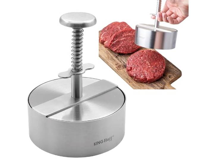 KINGHOFF KH-1879 KINGHOFF KH-1879 Instelbare hamburgerpers vlees- en hamburgerpers