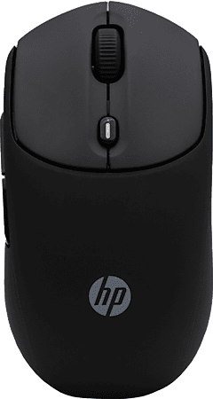 Ratón inalámbrico - HP silencioso 400, Inalámbrico, 6000 DPI, Negro