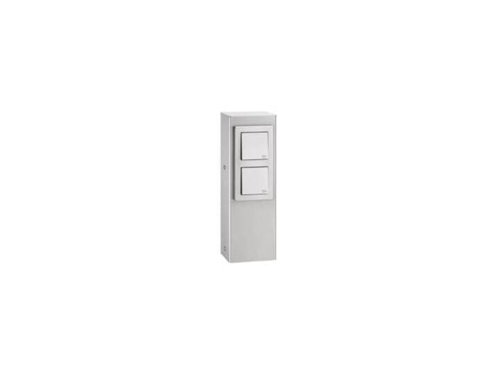 020 stopcontactzuil edels.m. 2 stopcontacten LCD 020
