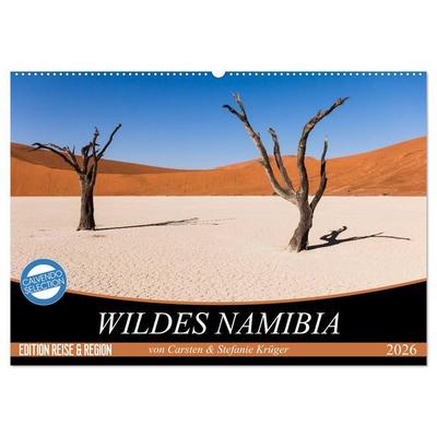 Wildes Namibia (Wandkalender 2026 DIN A2 quer), CALVENDO Monatskalender
