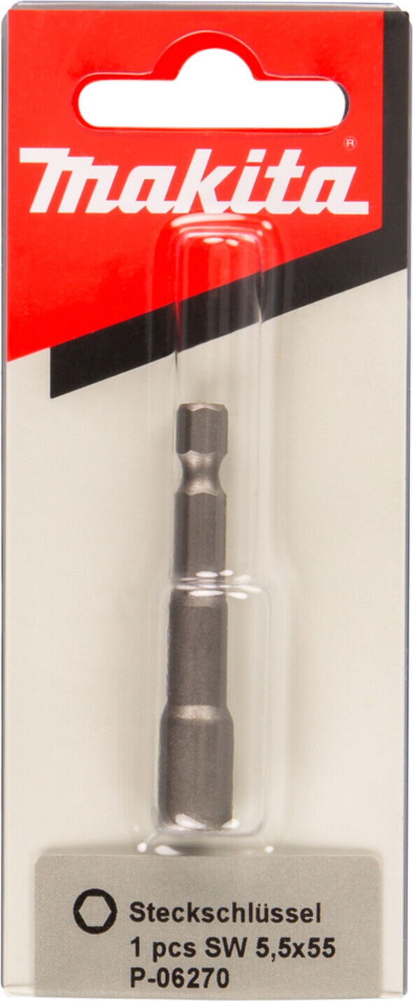 Makita STECKSCHLUESSEL 1/4" SW5,5 (P-06270))