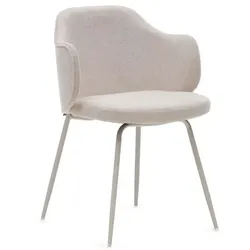 2er-Set Kave Home Stuhl Suanna Stoff Beige