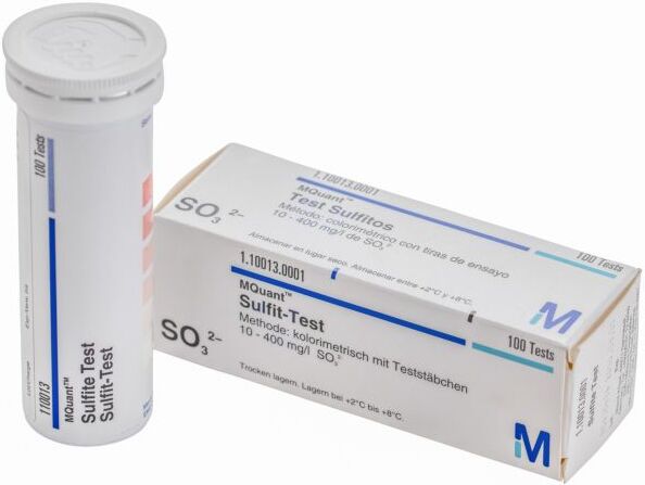 BWT Sulfit-Teststäbchen 18986 Messbereich 0-400 mg/I SO, 100 Stück