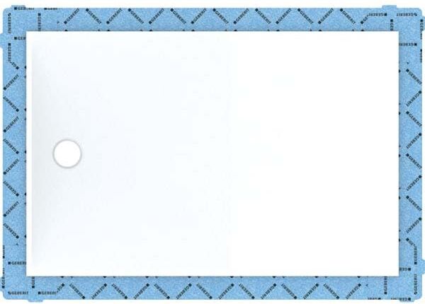 Geberit Setaplano rectangulaire douche blanc 154.292.111 Match2 -alpin, 90 x 75 x 4,5 cm