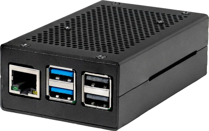 Raspberry Pi CASE PI5 ALUMINIUM SCHWARZ