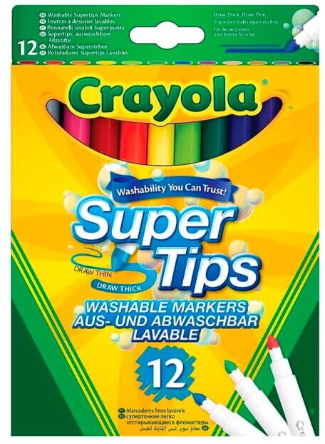 BRINQUEDO CRAYOLA SUPERTIPS 12