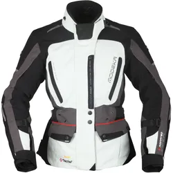 Modeka Viper LT Lady Motorradjacke 2-Lagen Laminat - grau-schwarz - 40