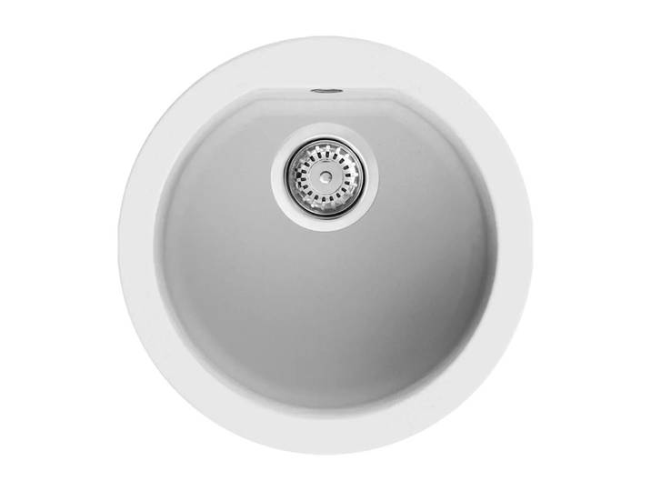 ELLECI évier FOX ROUND (Blanc - Granitek)