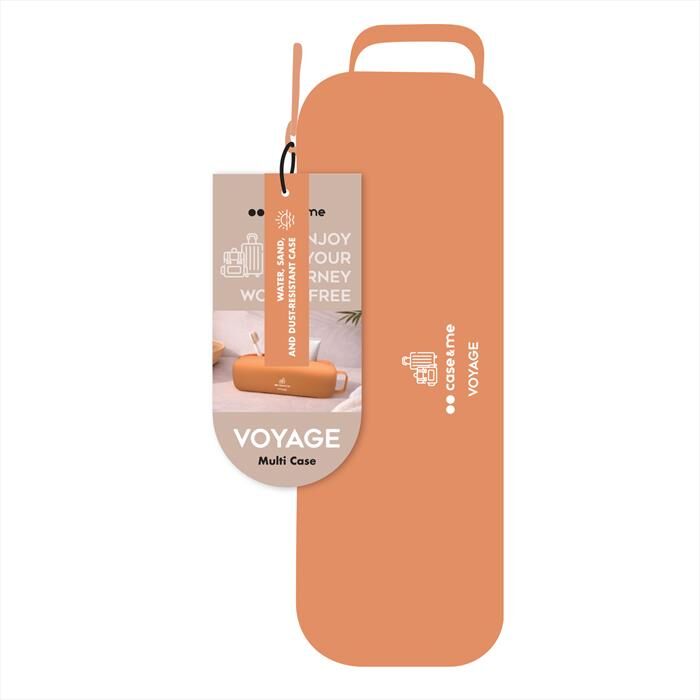 CASEME Pochette Da Viaggio In Silicone-arancione