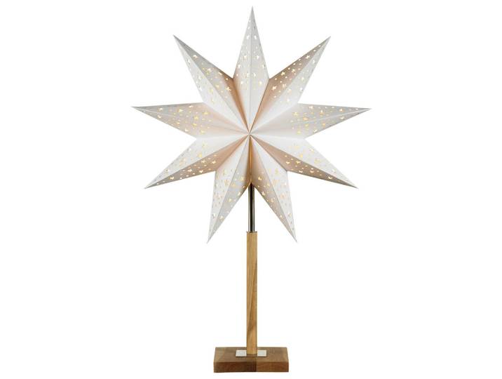 Markslöjd Dekostern, Hellbraun, Papier, Stern, Stern, 45x65x21 cm, stehend, zum Stellen, Dekoration, Dekofiguren & Skulpturen, Dekoobjekte