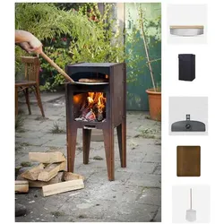 Outdoor Pizza Ofen - verschiedene Aktionssets Der Allrounder (Pizzaschaufel+Pizz...