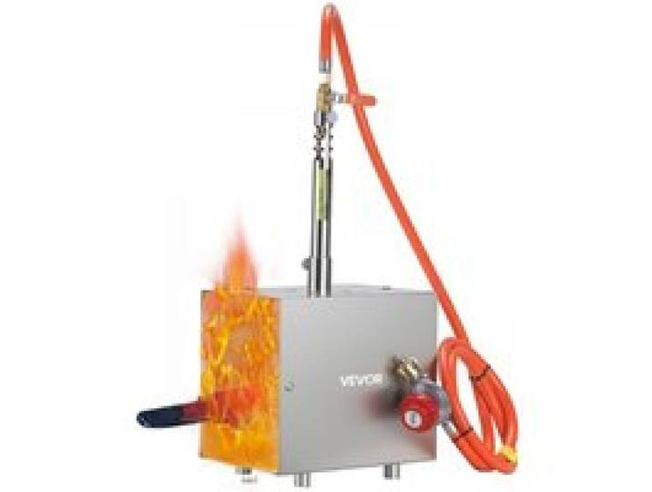 VEVOR Propan-Schmiedeofen 1 Brenner, Gasesse 1390 °C, Schmelzofen, Gas Schmiede, Hufschmiede, Brennofen Gasschmiedewerkzeuge & -ausrüstung, Schmiedeesse zum Metallschmieden, Forge