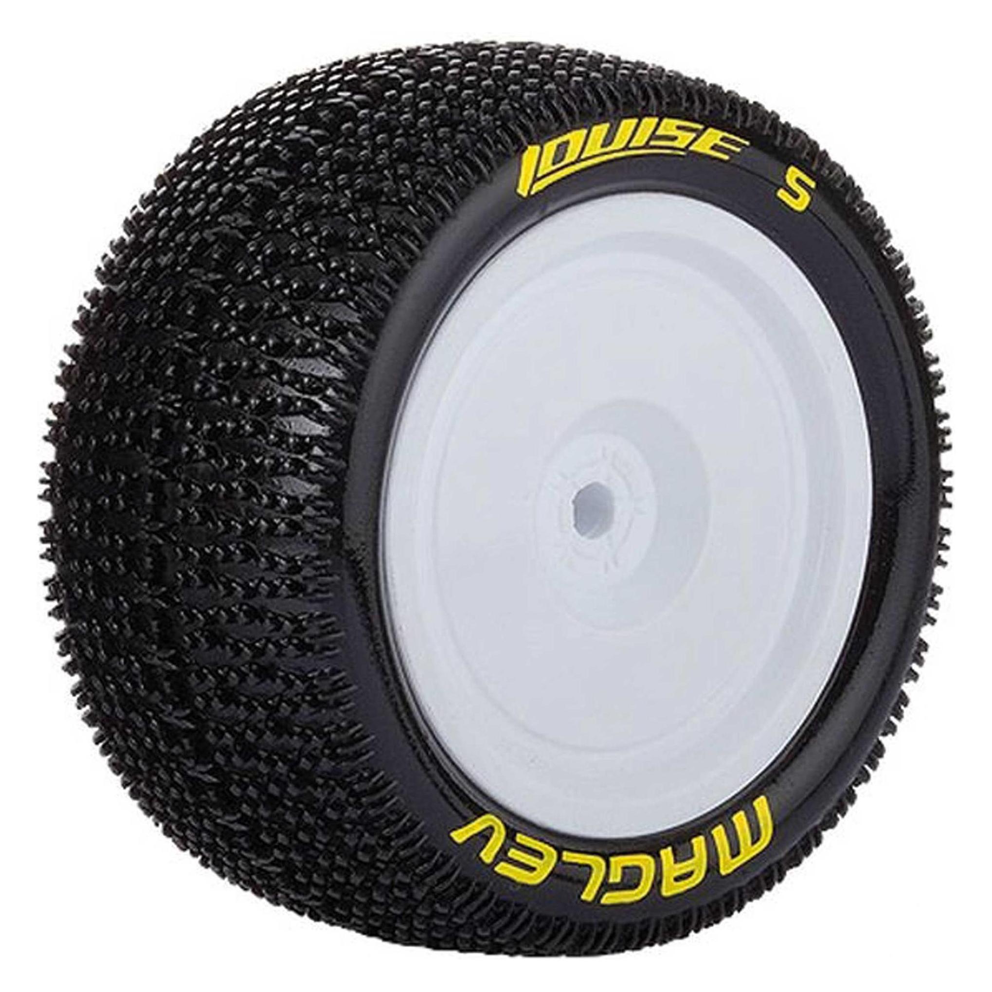 Louise E-Maglev Reifen supersoft auf 2.2 Felge weiss 12mm (2) (LOUT3176VWKR)