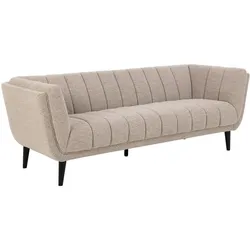 Actona »Tampa« 3-Sitzer Sofa 218x76,5x86,5 cm / Stoff beige