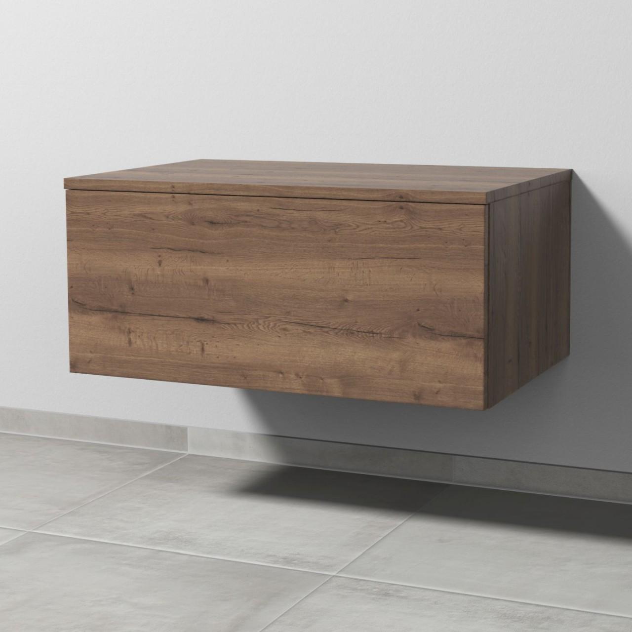 Sanipa Anbau-/Solitärschrank 2morrow (P2235) 340x800x520 Eiche-Tabak P223550