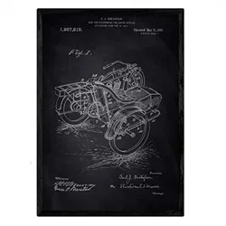 POSTER Beiwagen Patent A3 Rahmenlos