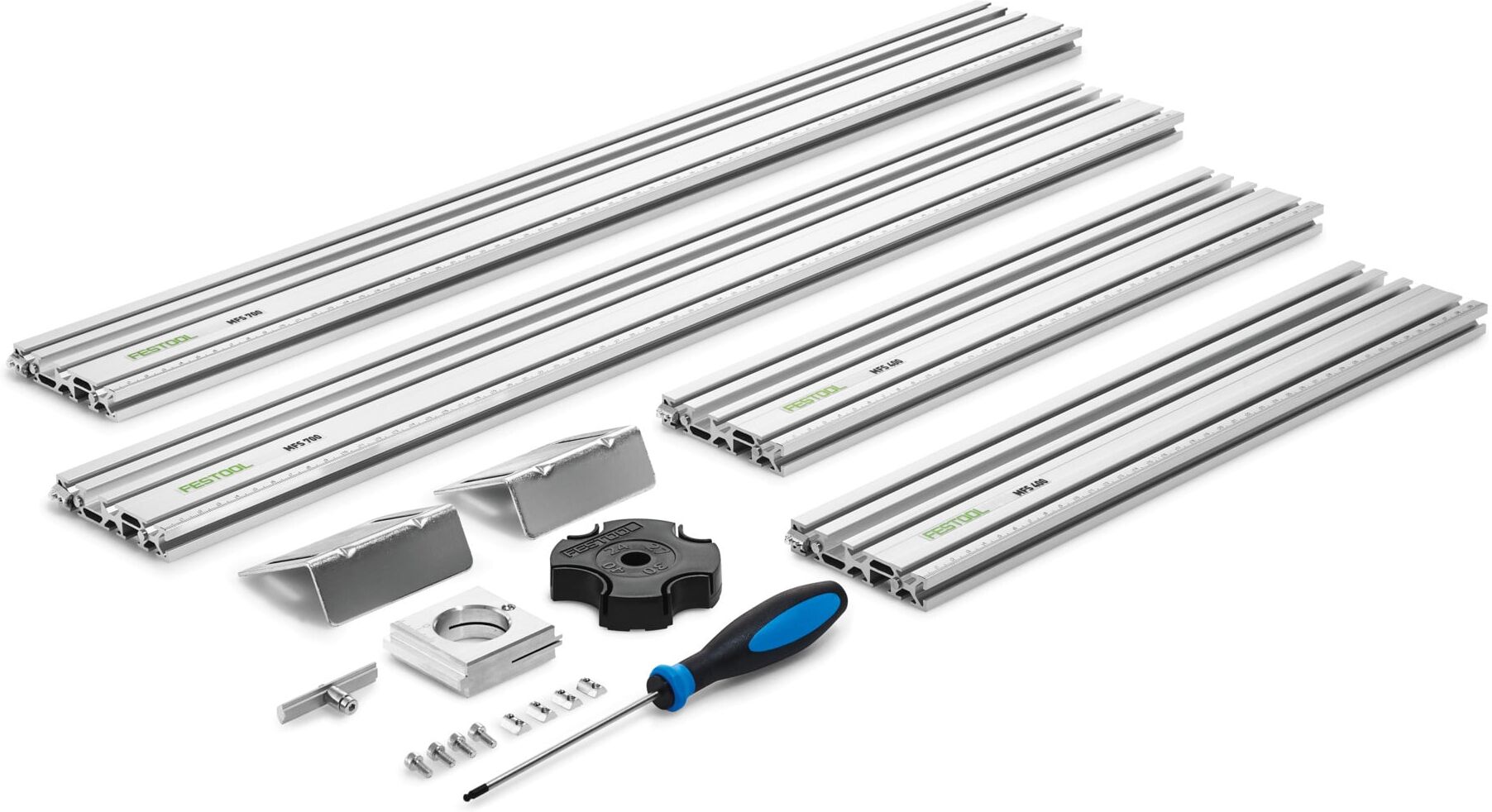 Festool MFS 700 Frässchablone mit präziser Führung und variabler Einstellung für die Fräsung von Rechtecken oder Kreisen in Holzwerkstoffen, 492611)