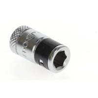 Bit-Adapter 1/4" vierkant > 1/4" sechskant chrom