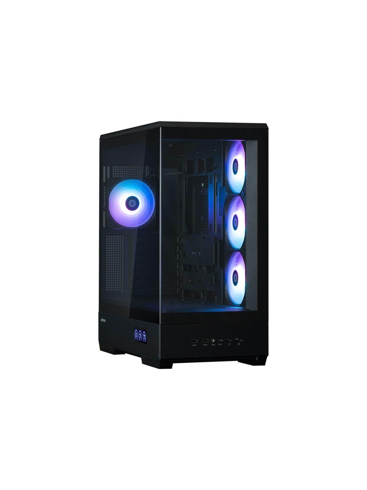 Zalman P50 DS - mid tower - ATX - Gehäuse - Tower - Schwarz