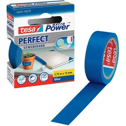 tesa Gewebebänder extra Power Perfect 19 mm x 2.75 m blau