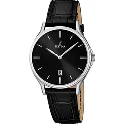 Festina Quarz Herren Klassik F16745/5 - schwarz - 39.0mm