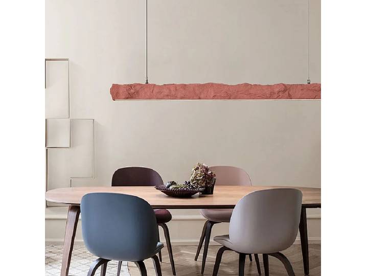 Lampe suspendue LED Wabi-Sabi en résine et pierre, luminaire minimaliste pour restaurant, maison, salle à manger, bar