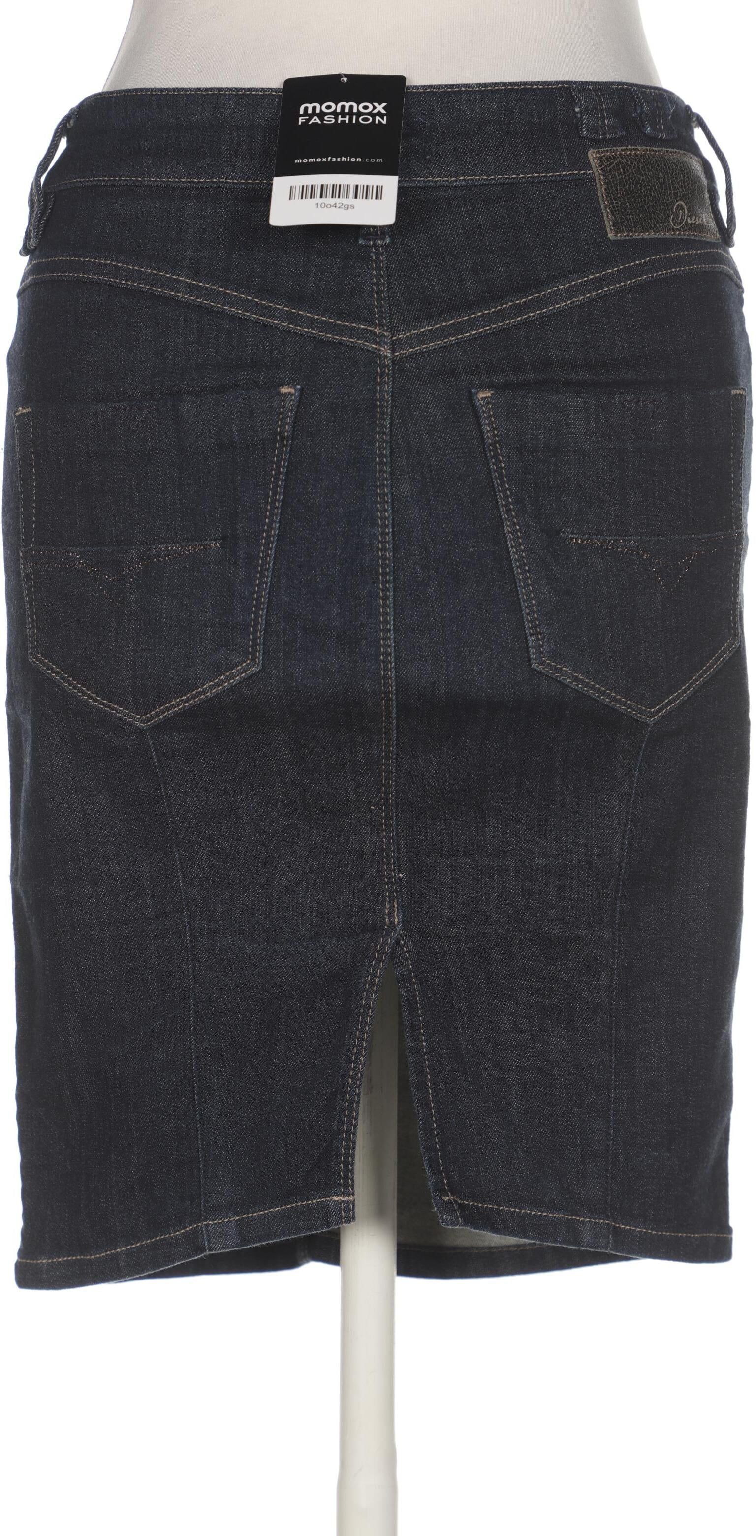 Diesel Damen Rock, Marineblau, Kurz-Gr. EU 27, Baumwolle / Elasthan - Second Hand