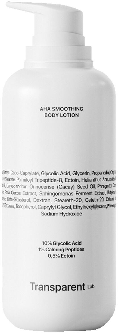 400ml Transparent Lab AHA Smoothing Body Lotion