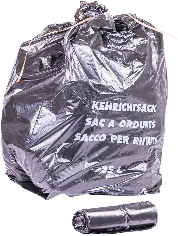 aXpel Kehrrichtsäcke ohne OKS Signet 60ltr. grau