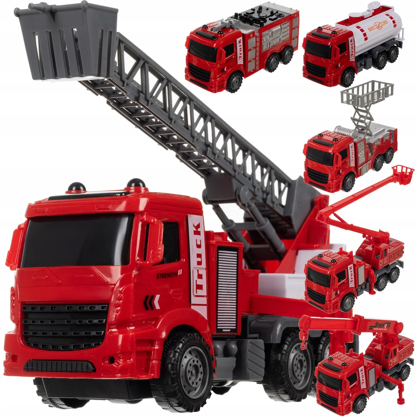 ZLARO Set van zes brandwagens