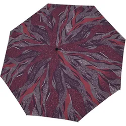 Magic Fiber Regenschirm, rot-grau