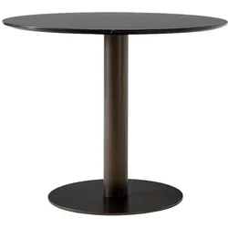 &Tradition In Between SK11 Esstisch, Ø 90 cm, bronzed / nero marquina
