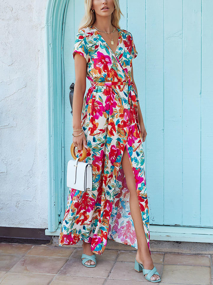Milan Kiss Kleid in Bunt - XL