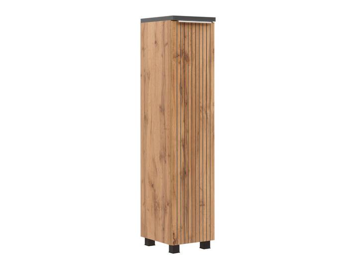 Midischrank Jakarta in Schwarz/Eiche Wotan