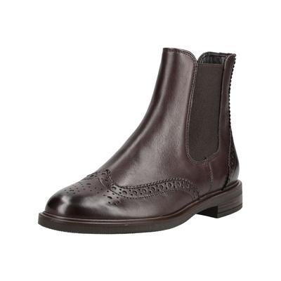 Stiefelette PAUL GREEN "Paul Green Stiefelette Glattleder", Damen, Gr. 36, braun (espresso), Glattleder, Schuhe Stiefelette