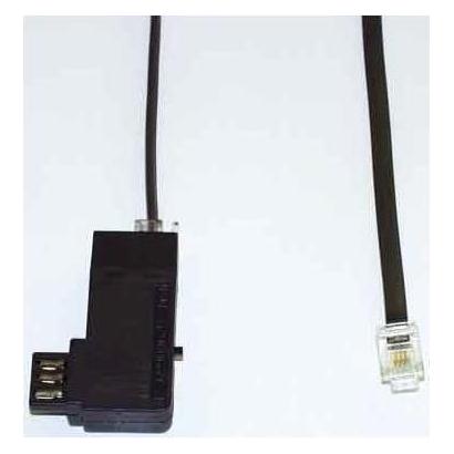 E+P Telefonkabel 3,0m T 138/3 TAE-F-Stecker/Westernstecker 6/4 (T138/3)