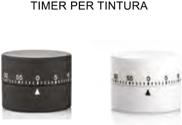 Xanitalia Timer per Tintura Parrucchiere Capelli Salone Meccanico NERO