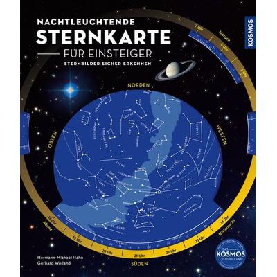 Nachtleuchtende Sternkarte für Einsteiger, Karte von Hermann-Michael Hahn,Gerhard Weiland, Kosmos, 978-3-440-17701-3