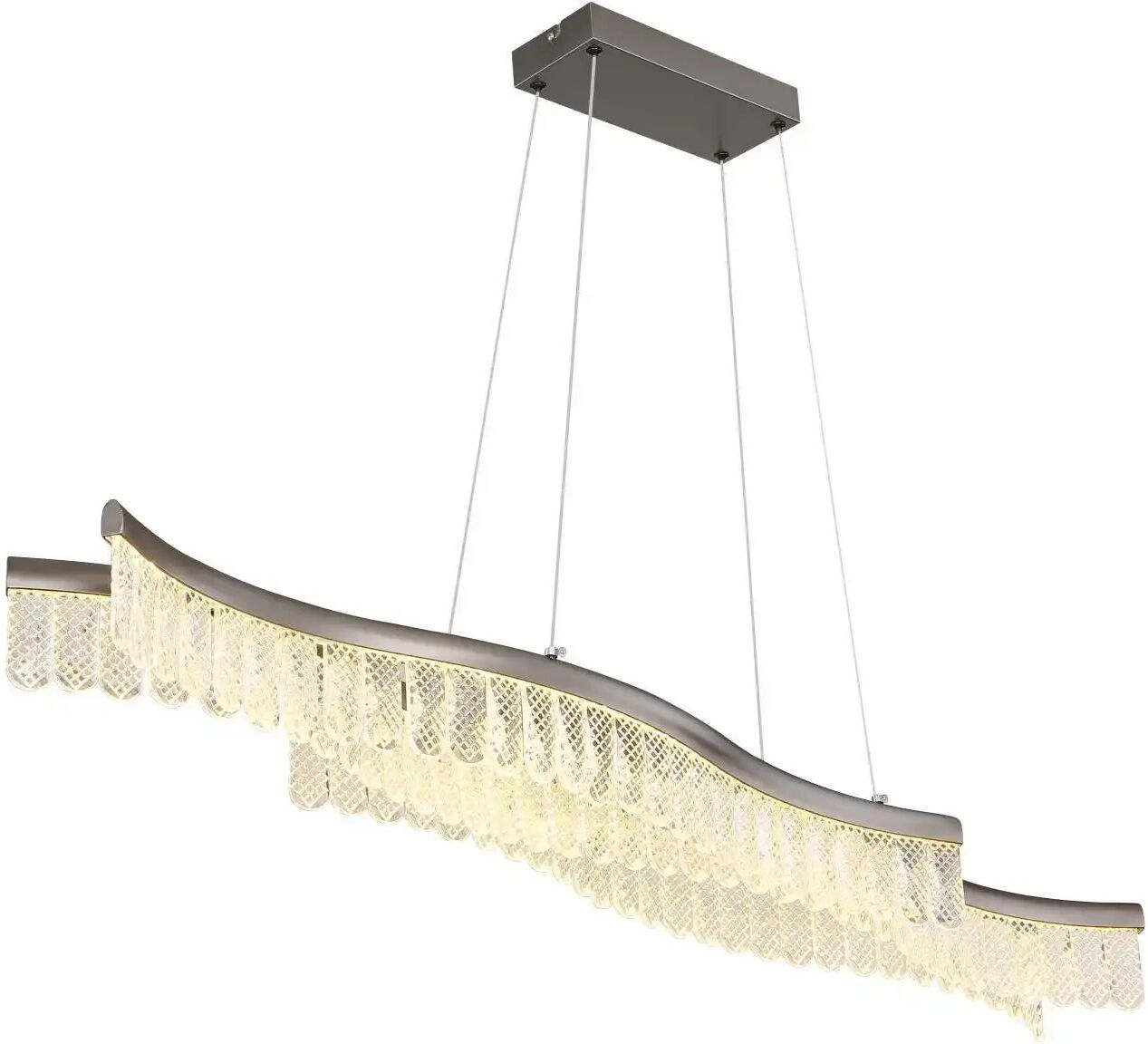 Globo Lighting Pendelleuchte   ¦ grau ¦ Maße (cm): B: 108 H: 135