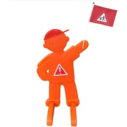 Relaxdays, Sicherheitskennzeichnung, Warnfigur Kinder